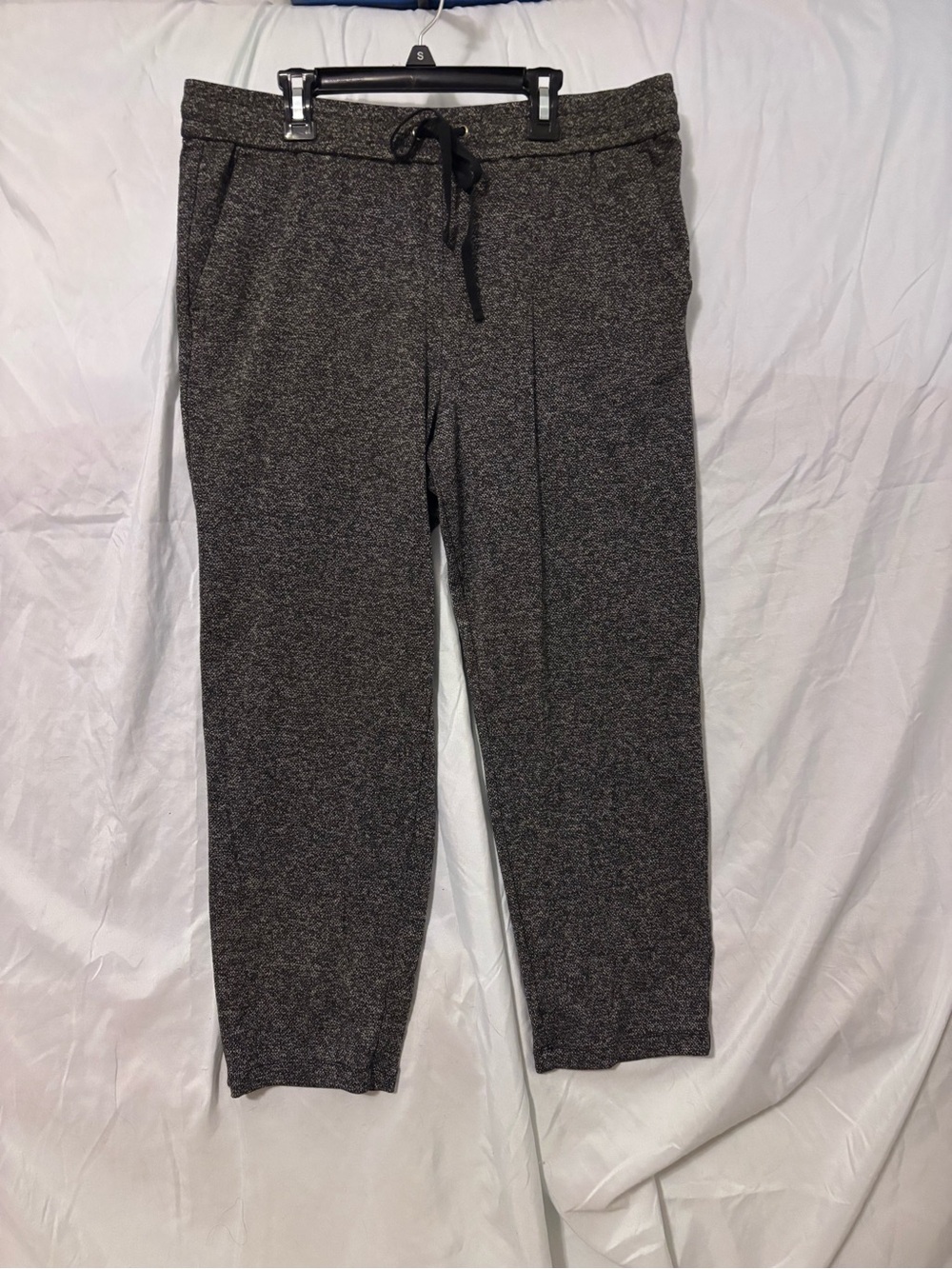 Women’s LOFT Charcoal Heather Drawstring Track Joggers